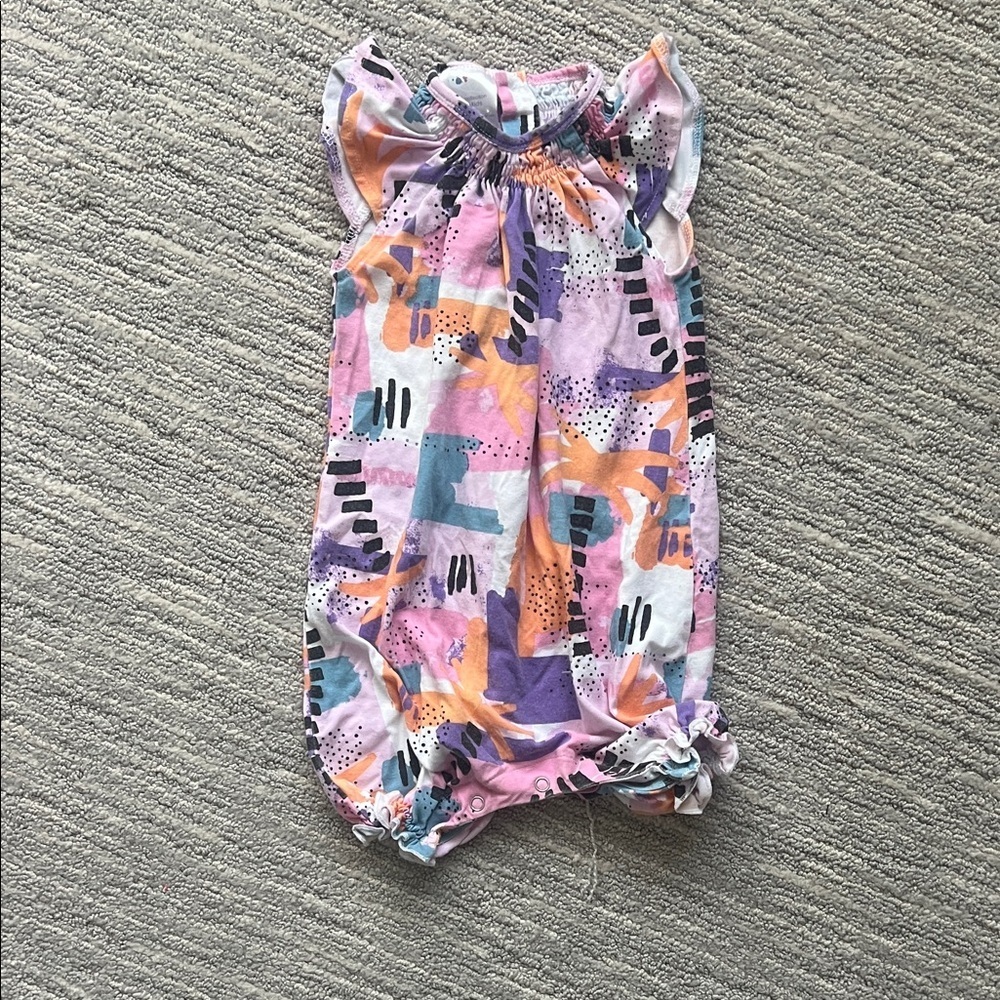 Nohi Kids Baby Girl Colorful Romper 12-18 months Spring Summer Outfit